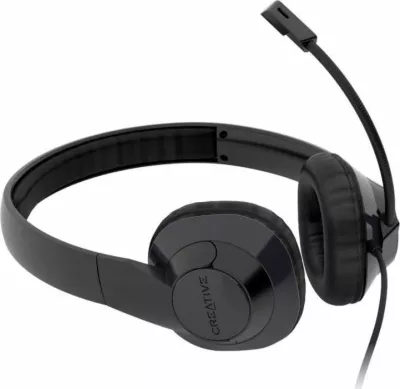 Kufje Creative HS720 V2 51EF0960AA000 USB me kabllo, 2 m, me mikrofon dhe telekomandë, të zeza