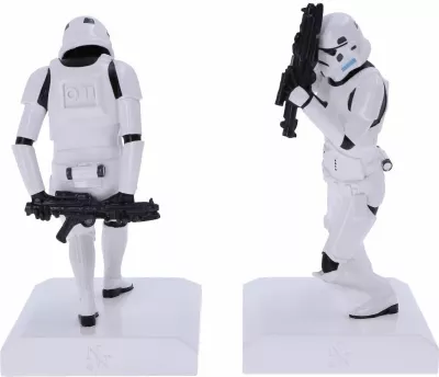Mbajtëse librash NEMESIS NOW Stormtrooper 18.5 cm, set 2 copë, bardhë/zi