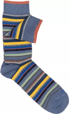 Çorape të shkurta për meshkuj YOS MILLERIGHE, denim blu