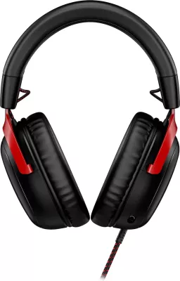 Kufje gaming HyperX Cloud III, drejtues 53 mm, mikrofon anulim zhurme 10 mm, shumëplatformëshe, Black-Red