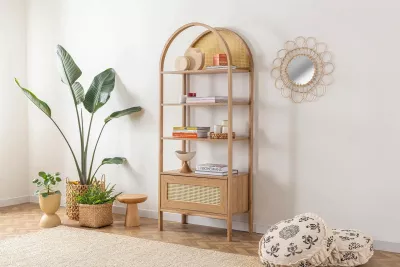 Raft librash Hanah Home, Nala 75, ngjyrë natyrale