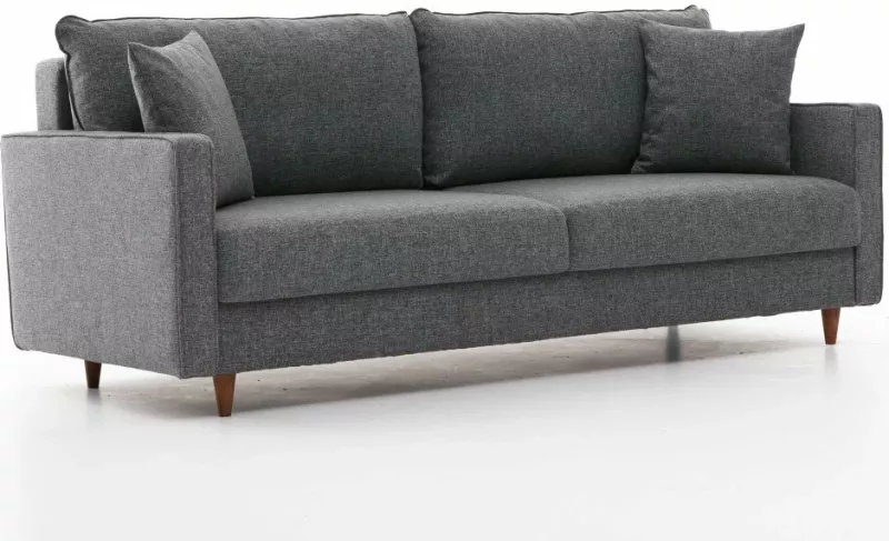 Divan treshe, ngjyrë gri, Atelier del Sofa, Eva