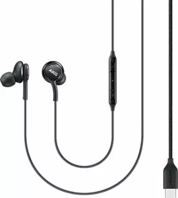 Kufje in-ear Samsung AKG EO-IC100 USB-C me mikrofon, të zeza