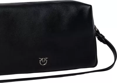 Çantë dore për femra Pinko Bauletto Trittico Sheep Big GR 106761 A3CX, e zezë-argjendtë