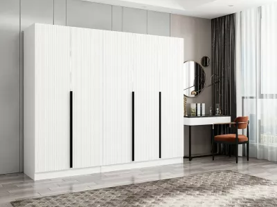 Dollap Skye Decor, Kale Plus, i bardhë, 225x210x52cm