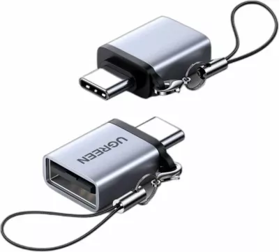 Adapter USB-C në USB-A 3.0 OTG me kabllo, UGREEN 50283, 5 Gbps, gri, 1 copë (në kuti)