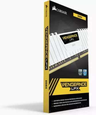 RAM Memorje Corsair Vengeance LPX 32GB (2x16GB) DDR4 3200MHz CL16, e bardhë