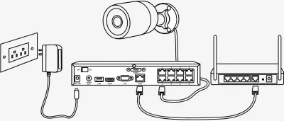Kamerë sigurie Reolink P324, 5MP PoE IP, Detektim personi/mjeti, Vizion nate 100ft, Audio, Bardhë