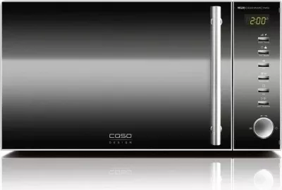 Mikrovalë me grill CASO MG 20 Ceramic Menu (MPN 3323), 20L, 800W + 1000W, inox/zi