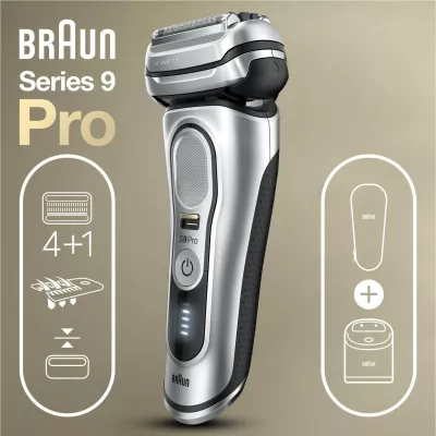 Makinë rroje Braun Series 9 9467cc, 4 koka, Li-Ion, 60 min, e zezë/gri