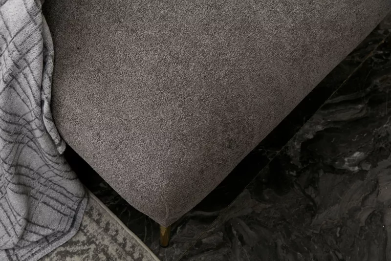 Kënd-sofë krevati Atelier del Sofa, Simena, kënd majtas, ngjyrë gri-ari