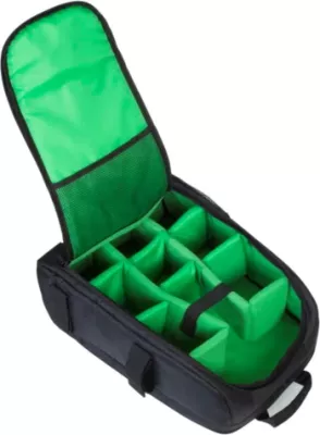 çantë shpine për kamera RIVACASE SLR 7490 PS, për DSLR + 3-4 lente, ndarje laptopi 15.6\", e zezë