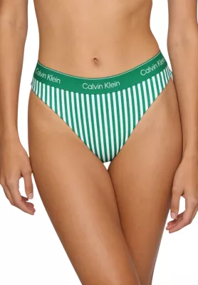 Bikine për femra Calvin Klein Jeans LV00Q61132, të gjelbra