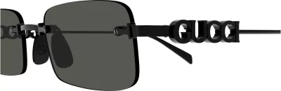 Syze dielli për meshkuj Gucci GG1808S 001, të zeza [Madhësia: 52]