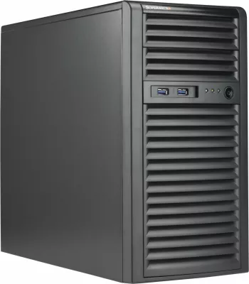 Kasë Supermicro CSE-731I-404B, Mini Tower, Server, micro ATX, e zezë