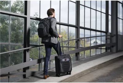 Çantë shpine Wenger Synergy për laptop 15.6 inç, e zezë/gri