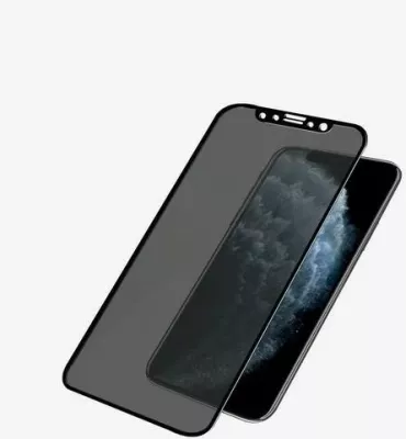 Xham mbrojtës PanzerGlass Super+ privacy për iPhone X/XS/11 Pro, me kornizë të zezë