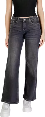 Xhinse për femra Only ONLJUDY-O LW WIDE LEG DNM TAI850, të zeza
