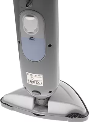 Mop me avull, Adler, AD 7057, 1300W, depozitë uji 380ml, kabëll 4.75m, i bardhë/gri
