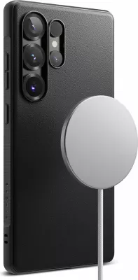 Mbështjellës Ringke Onyx MagSafe për Samsung Galaxy S25 Ultra, i zi