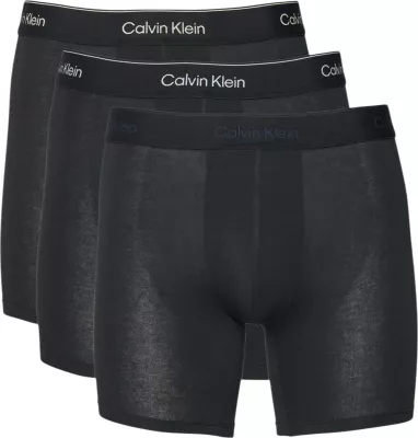 Të brendshme boxer për meshkuj Calvin Klein Underwear LV00NB4394 3-pack, të zeza-vjollcë