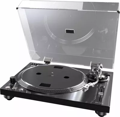Gramafon Aiwa APX-1200BT/BK, Bluetooth 5.1, USB regjistrim, 12\" pjatë alumin, belt drive, zi
