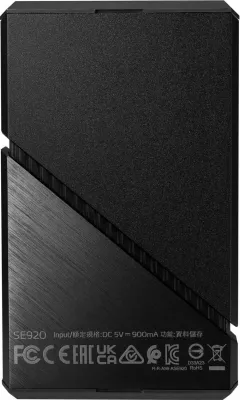 SSD Jashtme Adata SE920, 1TB, e zezë