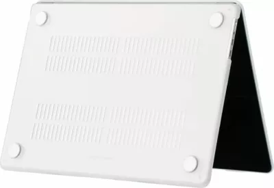 Mbështjellës laptopi, Tech-Protect SmartShell, për MacBook Air 15" 2023-2024 (M2/M3) A2941/A3114, plastik me këmbë gome, matte gjysmë-transparent