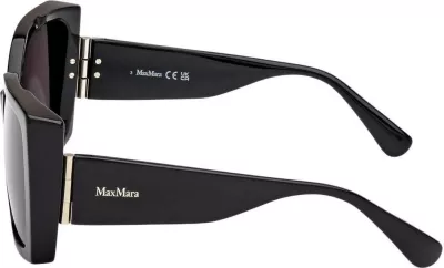 Syze dielli për femra Max Mara HINGE MM0131 01A, të zeza [Madhësia: 56]