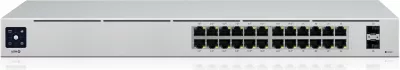 Switch Ubiquiti UniFi 24-Port PoE, Managed, L2/L3, Gigabit Ethernet, Silver