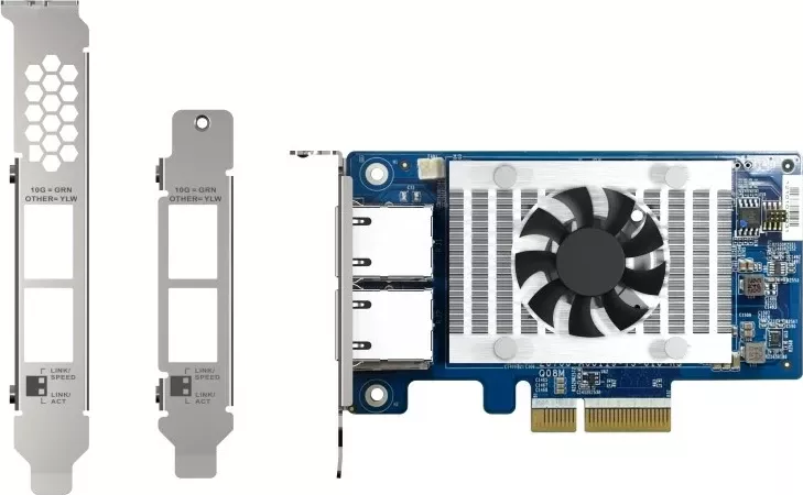 Kartë rrjeti QNAP QXG-10G2T-X710, PCI Express, 1000 Mbit/s