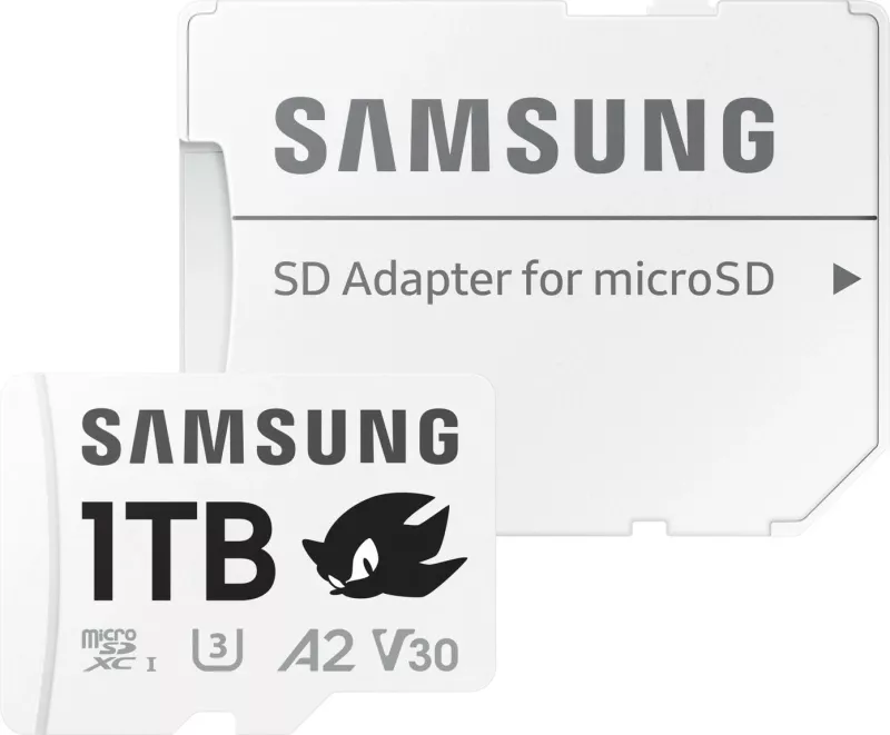 MicroSDXC Samsung 1TB PRO Plus Sonic, Class 10, UHS-I, A2, V30, bardhë