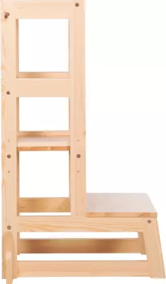 Kullë mësimi për fëmijë Montessori PEPE, dru pishe natyral, FH9291.01, 55x53x90cm