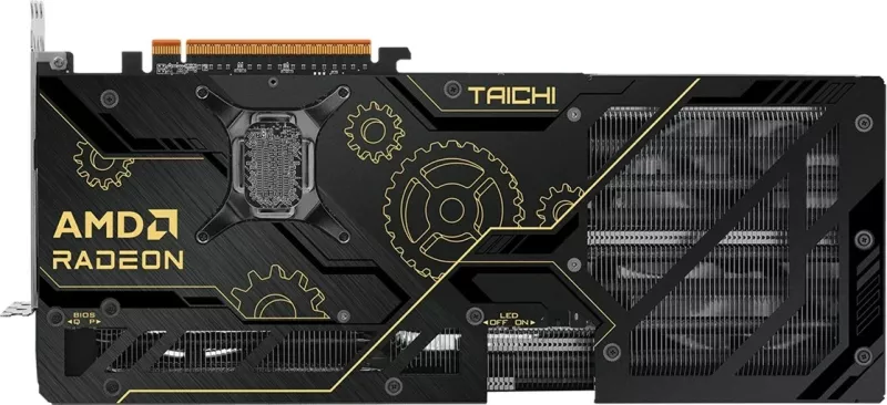Kartë grafike Asrock Taichi Radeon RX 9070 XT OC, 16 GB GDDR6, e zezë