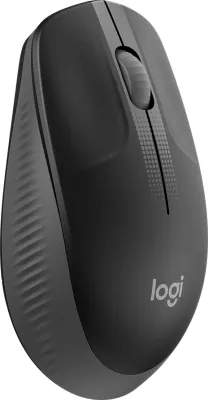 Maus Logitech M190 wireless 2.4 GHz, 3 butona, Charcoal