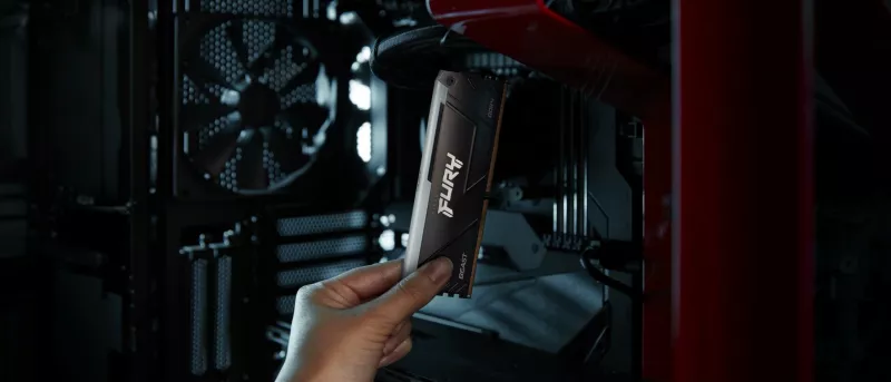 RAM Memorje Kingston 32GB 3600MT/s DDR4 CL18 FURY Beast RGB