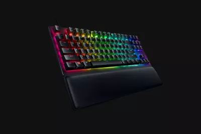 Tastierë mekanike Razer Huntsman V2 TKL, RGB, USB, QWERTZ, e zezë