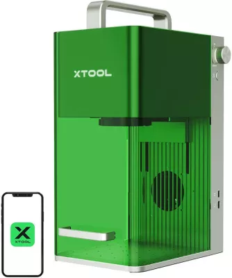 Pajisje gravurë me lazer xTool F1, Mint Green, 12W, portative