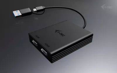 Adapter HDMI I-Tec USB-A/C 2x HDMI, i zi