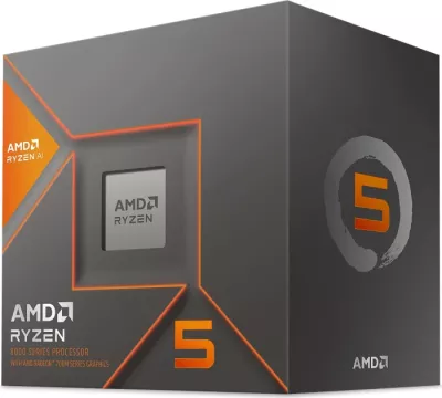 Procesor AMD Ryzen 5 8600G, AM5, 6 bërthama/12 fije, 4.3-5.0GHz, Radeon 760M iGPU, 65W, BOX