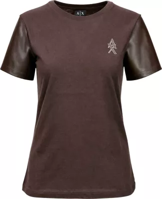 Maicë për femra Armani Exchange XW002812 AF10356, kafe [Madhësia: S]