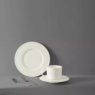 Çajnik Porland Line 850 ml, krem, set 6 copë