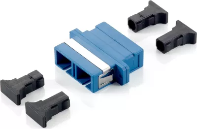 Përshtatës fibër optike SC Equip, Single-mode, Blu