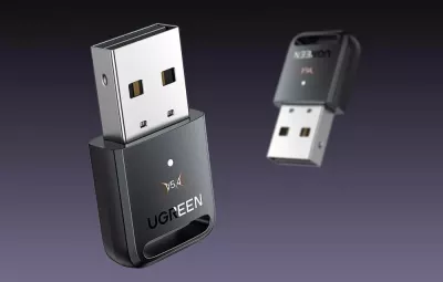 Adapter Bluetooth USB-A Ugreen CM748, Bluetooth 5.4, rreze 20 m, Plug & Play, i zi