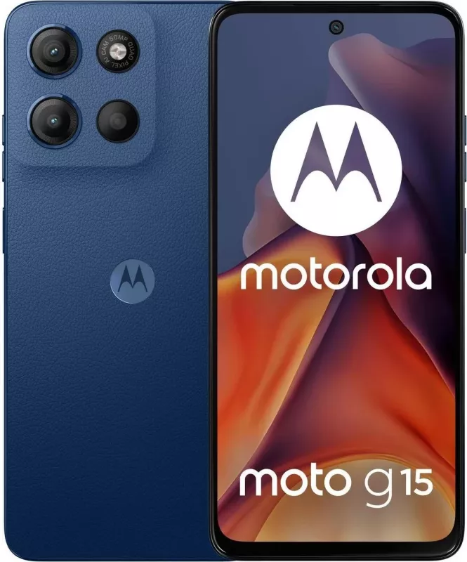 Celular Motorola Moto E15 2/64GB Dual SIM, ngjyrë denim