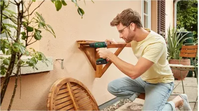 Pistoletë shpimi Bosch EasyDrill 18V-40, brushless, 2 bateri, 18V, e gjelbër/zezë