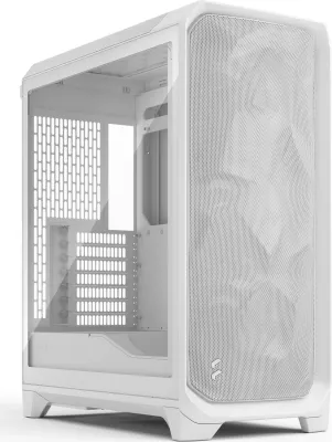 Kasë Fractal Design Meshify 3, midi tower, xham i temperuar, e bardhë