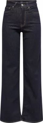 Xhinse për femra Only ONLMADISON BLUSH HW WIDE DNM REA024 NOOS 15352206, blu e errët denim [Madhësia: XS]