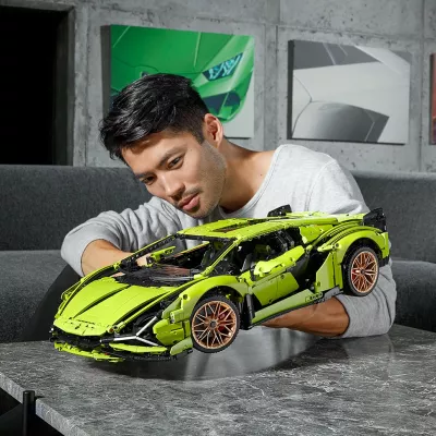 Set ndërtimi LEGO Technic Lamborghini Sián FKP 37, 8 vjeç e lart, Plastik, 457 pjesë, shumëngjyrësh