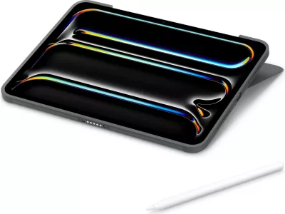 Tastierë me trackpad Logitech për iPad Pro 13-inch (M4), QWERTY, anglisht, me dritë, e zezë